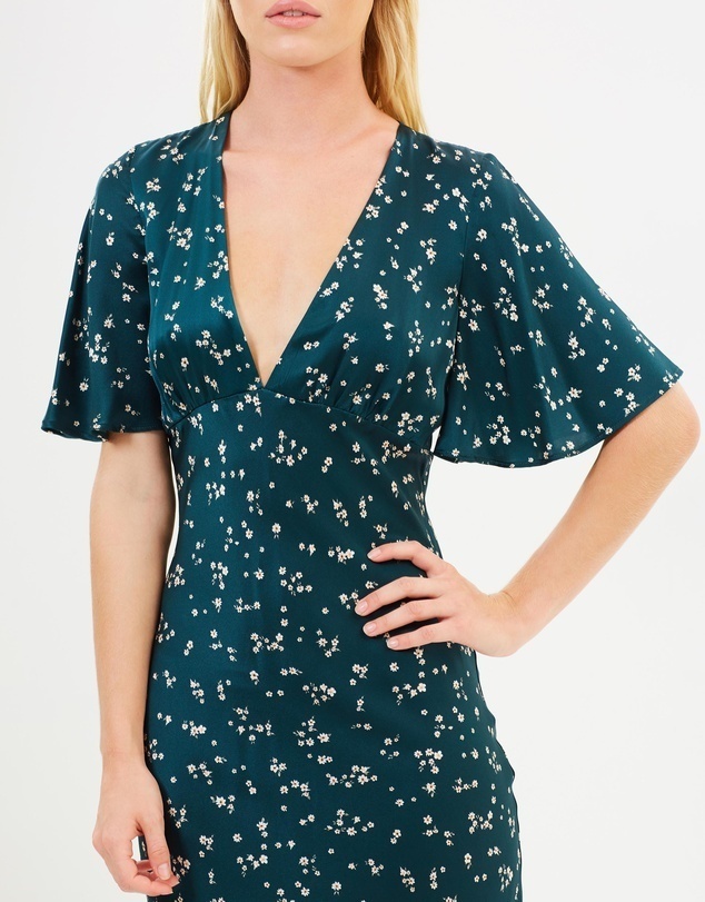 208-au 12 jardin midi dress green