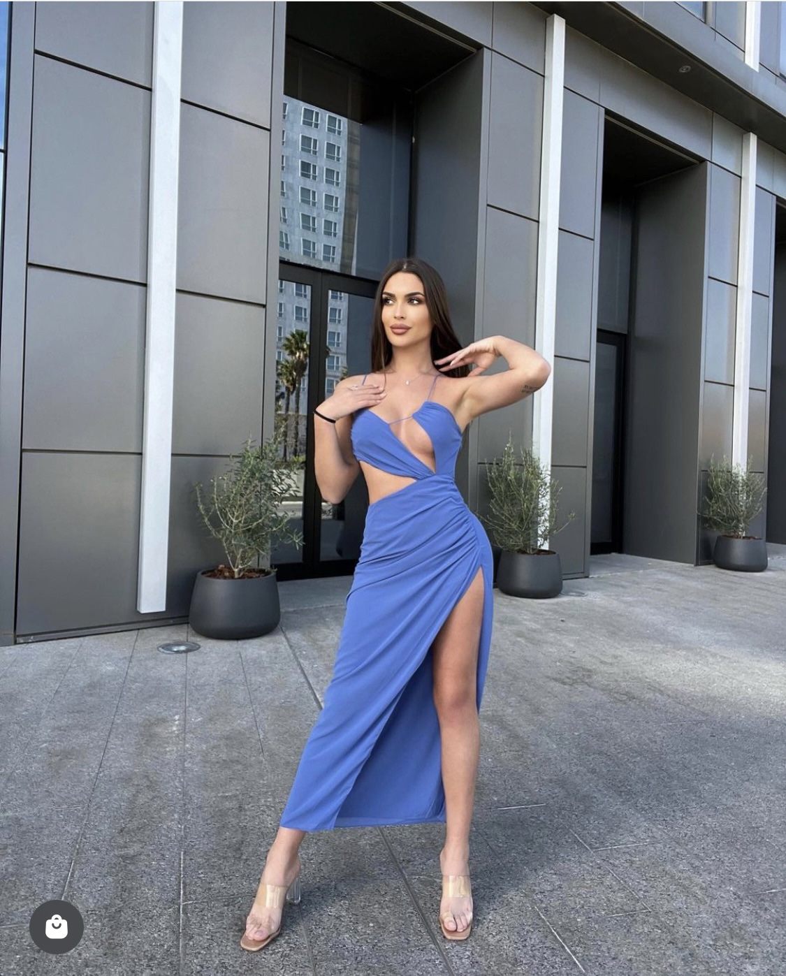 Hire Lexi Clothing Asia Pacific Blue Dress.