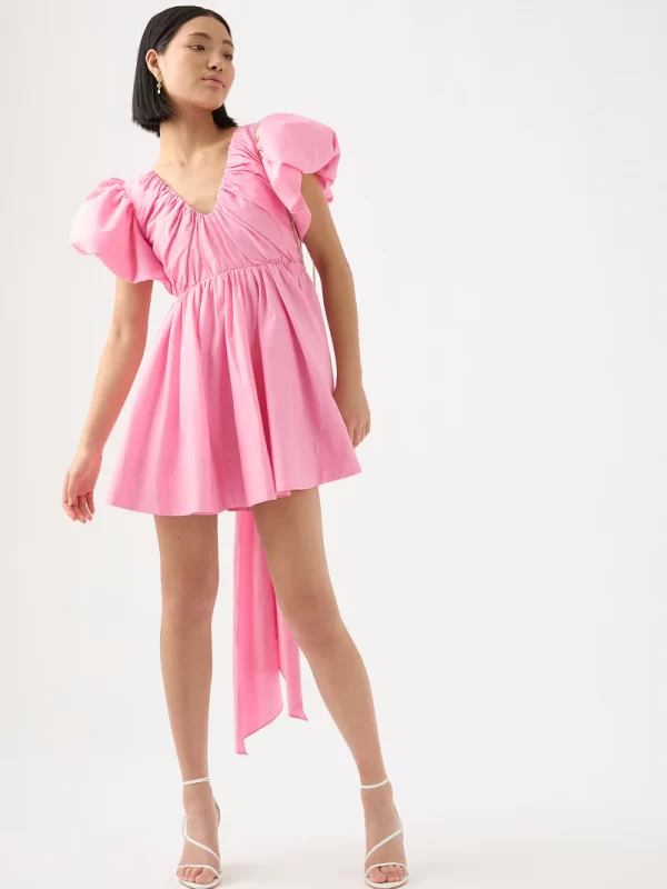 575-Gretta Bow Back Mini Dress