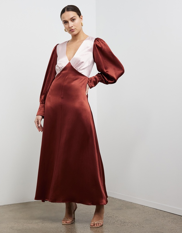 Minima Esenciales Alba Contrast Dress for hire