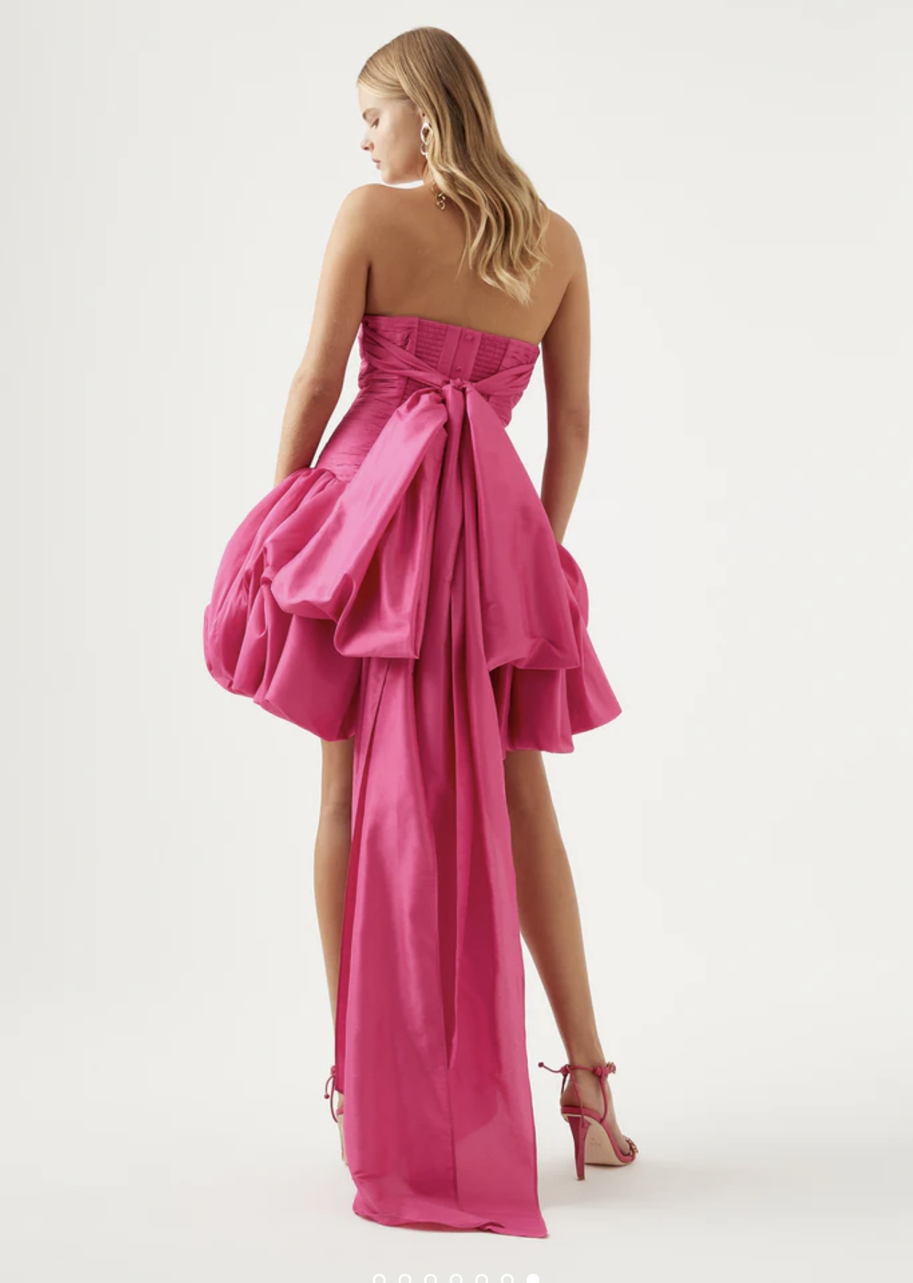 Aje Piacere Bubble Hem Mini Dress for hire