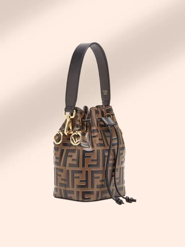 Fendi Mon Tresor Bucket Bag for hire. Designer bag for hire.