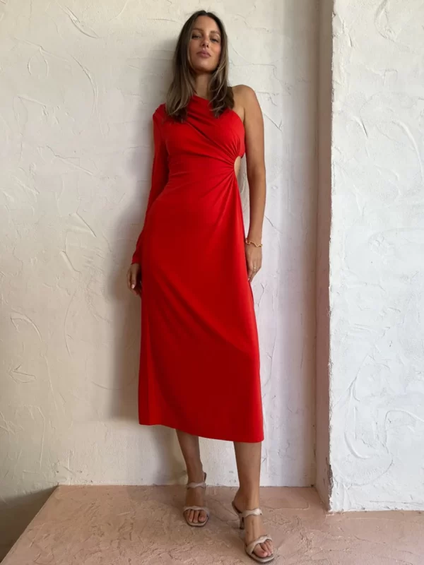Acler Stanmore Midi Dress for hire.