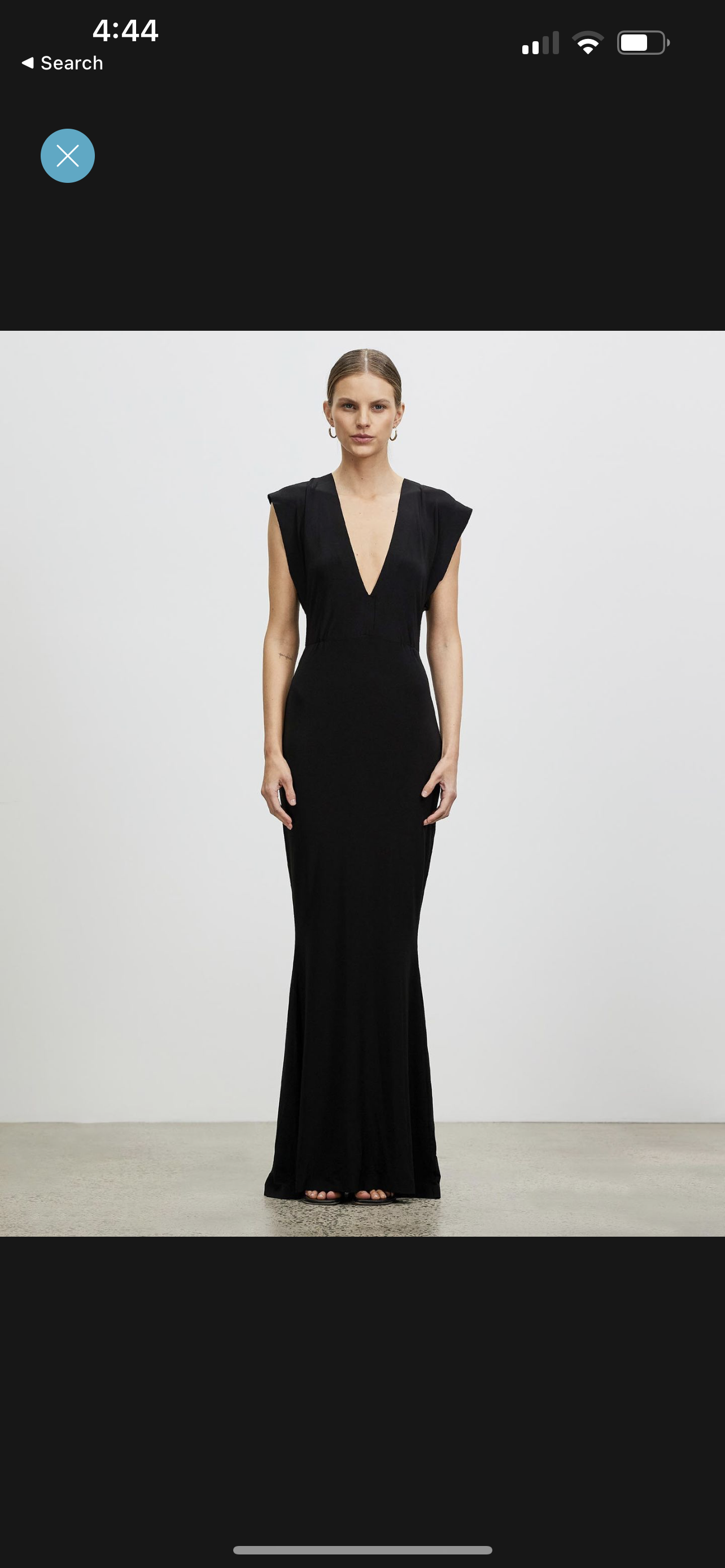 Norma Kamali V Neck Rectangle Gown for rent