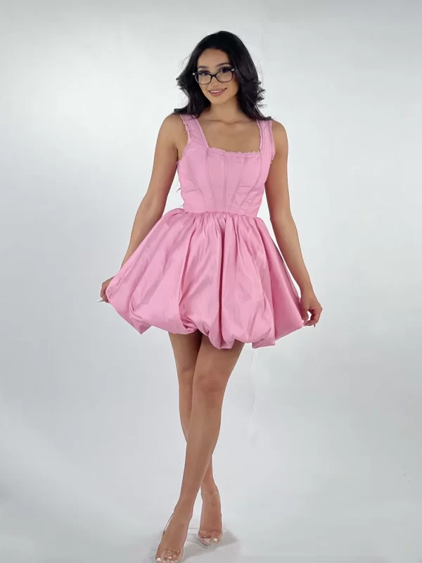Aje Suzette Bubble Mini Dress for hire.