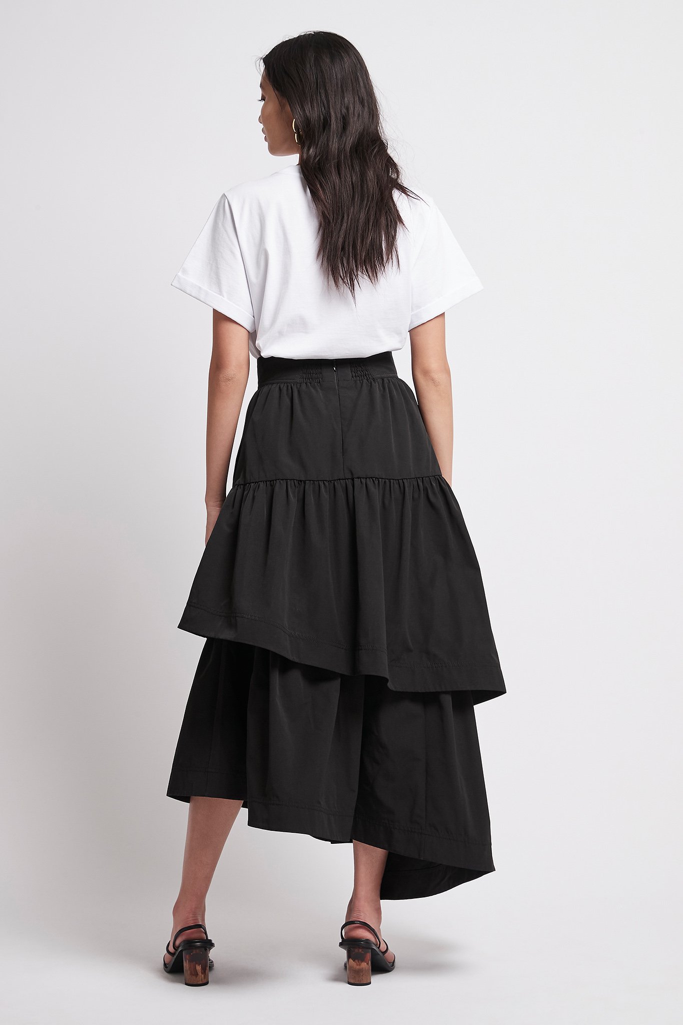 817-S38-20AJ4069 Interlace Midi Skirt Black-20399-Aje-L-0733
