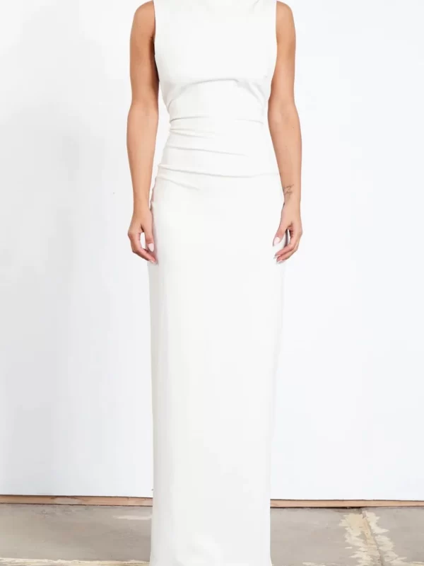 EFFIE KATS VERONA GOWN IN WHITE FOR HIRE