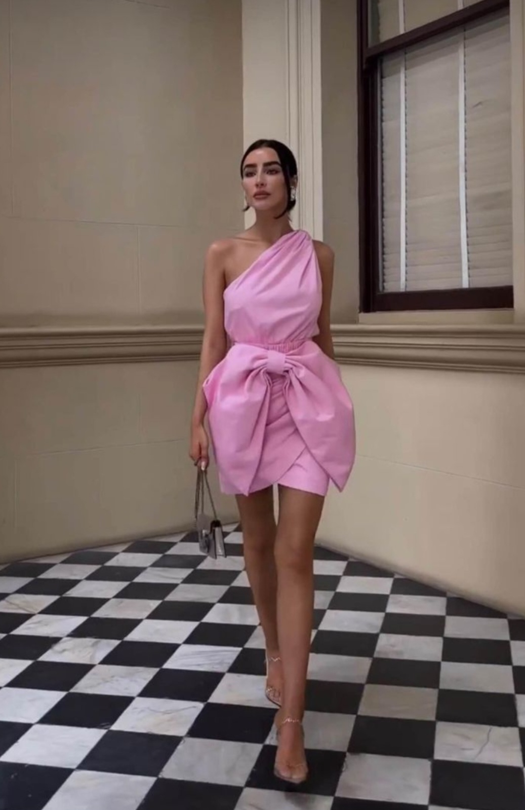 Sheike Charlotte Mini Pink Size 16 Rent a Dress